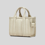 MARC JACOBS The Monogram Leather Mini Tote Bag Khaki H052L03FA22