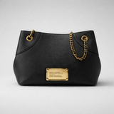 MARC JACOBS The Small Plaza Tote Pebbled Leather Black 4F5HTT023H01