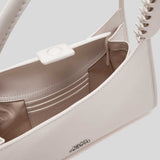 MARC JACOBS The Glam Claw Clip Shoulder Bag Cotton White 2P5HSH026H02
