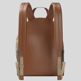 MICHAEL KORS Slater Medium Signature Logo Backpack Brown 35F5G04B2B