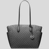 MICHAEL KORS Marilyn Medium Signature Logo Tote Bag Black 35F5S6AT2B