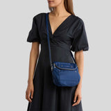 MARC JACOBS Preppy Nylon Mini Natasha Crossbody Bag Azure Blue M0012909