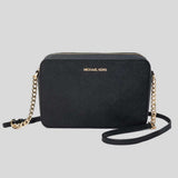 MICHAEL KORS Jet Set Item Crossbody Bag Black 35T8GTTC9L New Logo