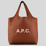 A.P.C. Ninon Tote Bag Nut Brown PUAATM61565