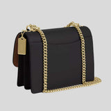 COACH Klare Crossbody Bag In Signature Canvas Walnut/Black CV978
