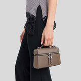 TORY BURCH Slim Romy Top Handle Bag Wild Mushroom 178948
