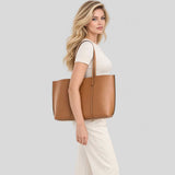 TORY BURCH Perry Tote Autumn Brown 177235