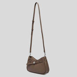 TORY BURCH Romy Zip Top Crossbody Bag Wild Mushroom 179955
