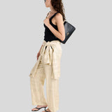TORY BURCH Charlie Shoulder Bag Black 180726
