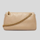 TORY BURCH Small Charlie Quilted Shoulder Bag Soft Cement 185829