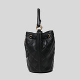 TORY BURCH Small Fleming Soft Bucket Bag Black 142565