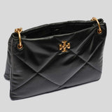 TORY BURCH Small Kira Diamond Quilt Shoulder Bag Black 161885