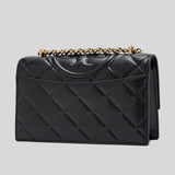TORY BURCH Small Fleming Convertible Shoulder Bag Black 164800