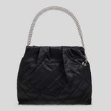 TORY BURCH Fleming Nylon Hobo Bag Black 176707