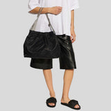 TORY BURCH Fleming Nylon Hobo Bag Black 176707