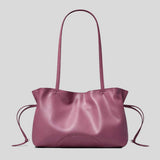 TORY BURCH Small Ella NATUURA™ Drawstring Tote Plum Haze 178768