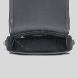 MARC JACOBS Leather Full Flap Logo Shoulder Bag Black H901L01RE21