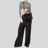 MARC JACOBS The Shiny Crinkle Small Tote Black H065L01PF22