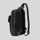 Coach Track Pack In Signature Canvas Black C2711