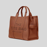 MARC JACOBS Leather The Tote Small Traveler Tote Bag Argan Oil H009L01SP21