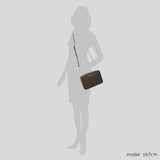 MICHAEL KORS Jet Set Item Crossbody Bag In Signature Brown 35F8GTTC3B NEW LOGO