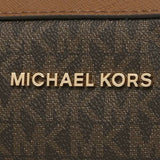 MICHAEL KORS Jet Set Item Crossbody Bag In Signature Brown 35F8GTTC3B NEW LOGO