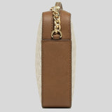 MICHAEL KORS Jet Set Item Crossbody Bag In Signature Vanilla 35F8GTTC3B New Logo