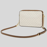 MICHAEL KORS Jet Set Item Crossbody Bag In Signature Vanilla 35F8GTTC3B New Logo