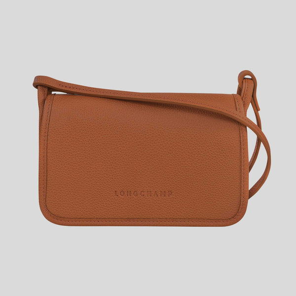 LONGCHAMP Le Foulonne XS Clutch Crossbody Bag Caramel 10133021