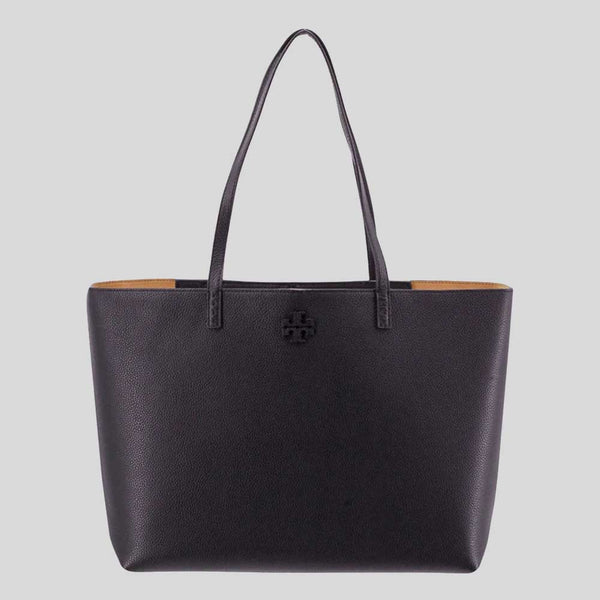 TORY BURCH McGraw Tote Bag Black 152221 lussocitta lusso citta