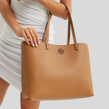 TORY BURCH McGraw Tote Bag Tiramisu 152221