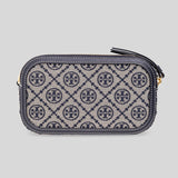 TORY BURCH Mini T Monogram Miller Crossbody Tory Navy 152304