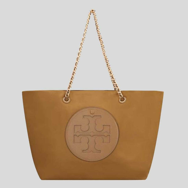 TORY BURCH Ella Chain Tote Camel 152313