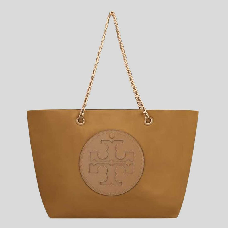 TORY BURCH Ella Chain Tote Camel 152313