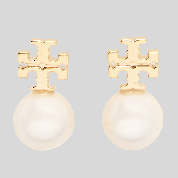 TORY BURCH Pearl Stud Earring Tory Gold 171100