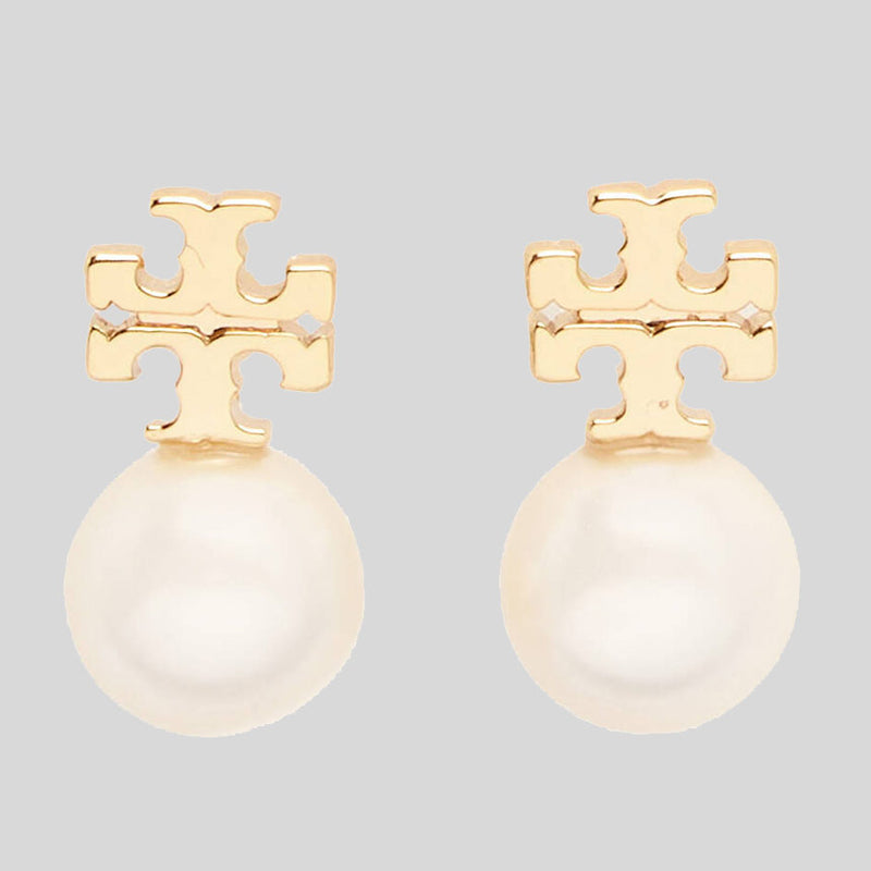TORY BURCH Pearl Stud Earring Tory Gold 171100
