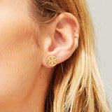 TORY BURCH Miller Stud Earring Tory Gold 26222