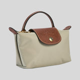LONGCHAMP Le Pliage Original Pouch With Handle Galet 34175089