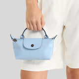 LONGCHAMP Le Pliage Extra XS Leather Pouch Crossbody Vague 34205987