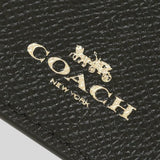 COACH ID Lanyard In Crossgrain leather Black 57311