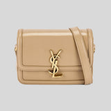 YVES SAINT LAURENT YSL Solferino Small Satchel In Box Saint Laurent Leather Tan 6343060SX0W lussocitta lusso citta