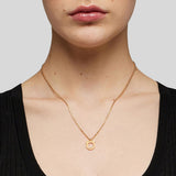 FERRAGAMO Collar Gancini Necklace Gold Color(L) 696658