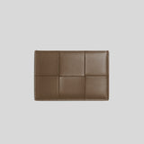 BOTTEGA VENETA Cassette Credit Card Case Card Case Taupe Grey 742693