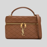 SAINT LAURENT YSL Gaby Vanity Bag In Lambskin Fox 7667311EL07