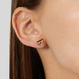FERRAGAMO Gancini Small Earrings In Gold Color 770395