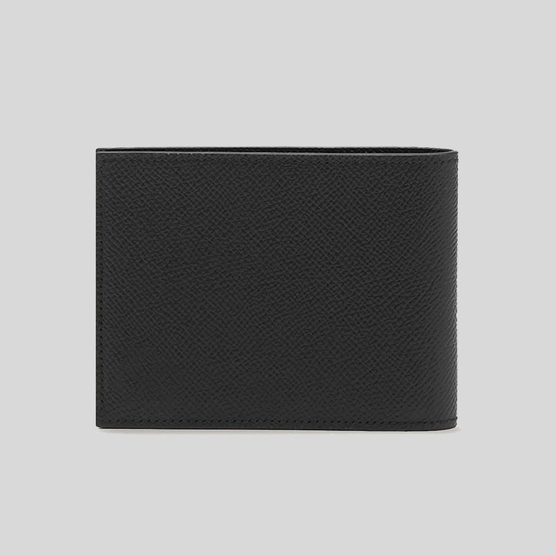 FERRAGAMO Gancini Men's Leather Bifold Wallet Black 775644