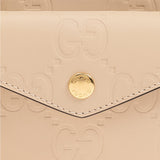GUCCI Gilbert Calf Mini Crossbody Bag Beige 781554