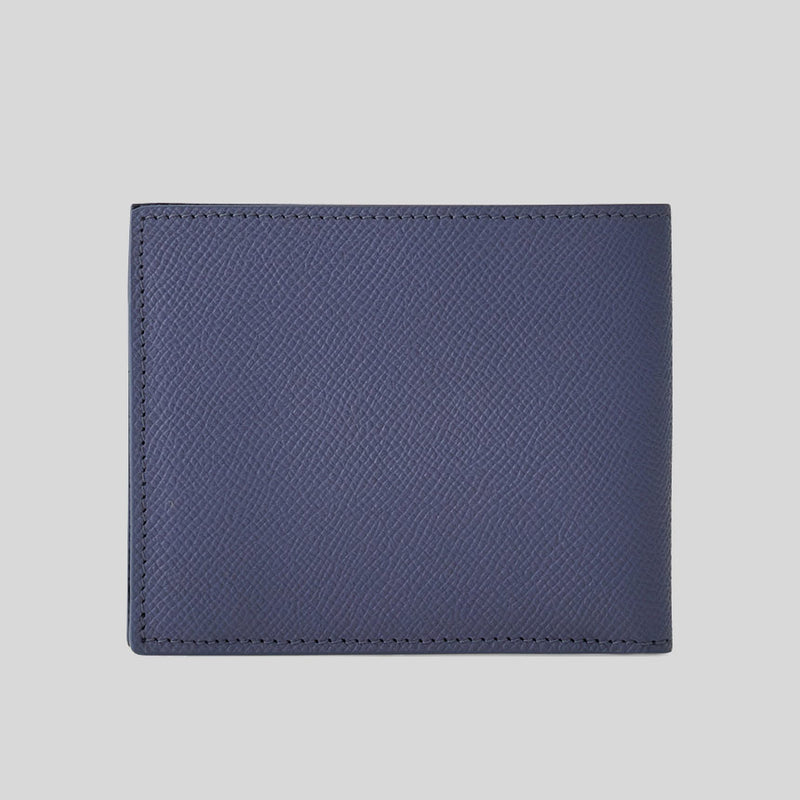 FERRAGAMO Gancini Men's Leather Bifold Coin Wallet Graphite 784817