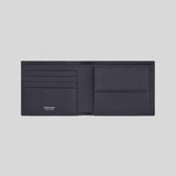 FERRAGAMO Gancini Men's Leather Bifold Coin Wallet Graphite 784817