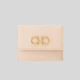 FERRAGAMO Gancini Card Holder Ballet Pink 785211
